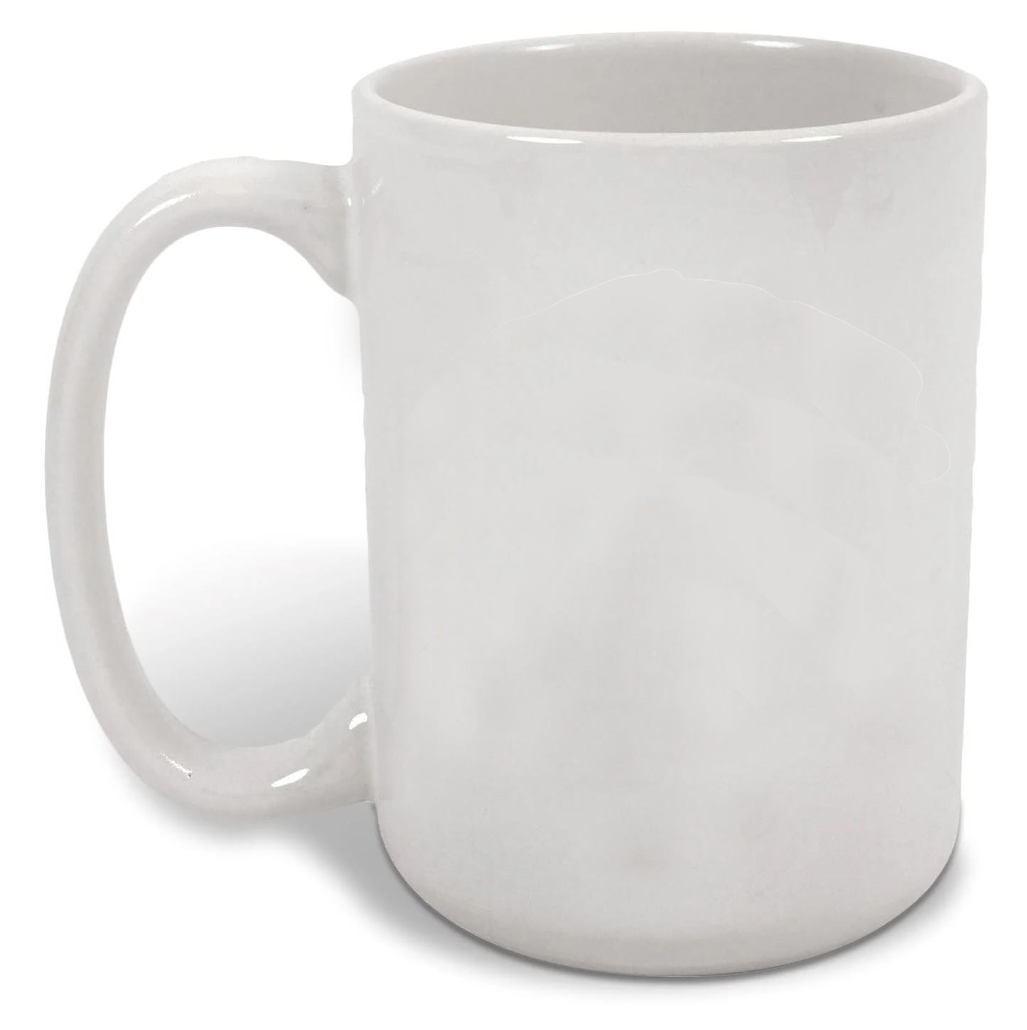 11oz or 15 oz Custom White Ceramic Mug