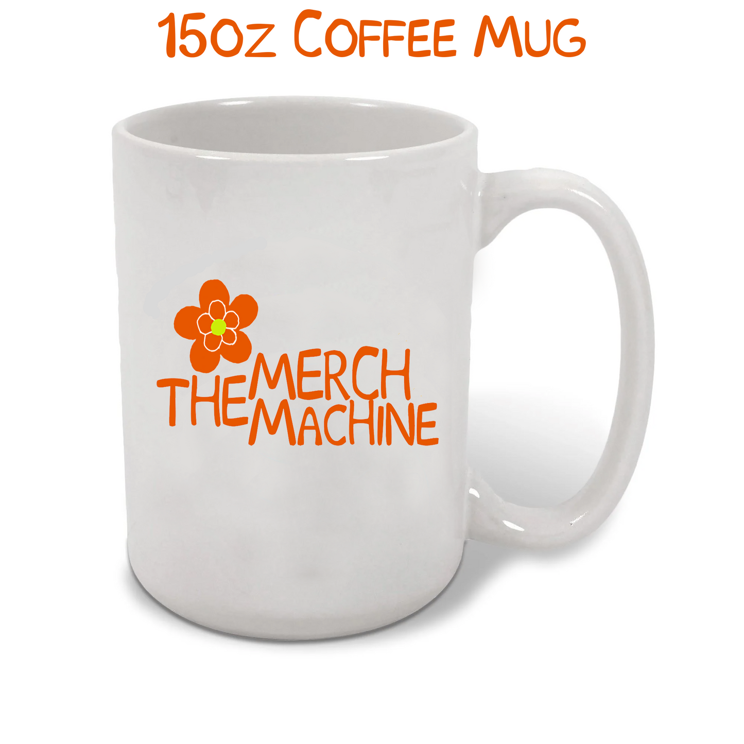 11oz or 15 oz Custom White Ceramic Mug