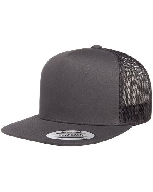 Personalized 5-Panel Classic Trucker Cap Snap-back