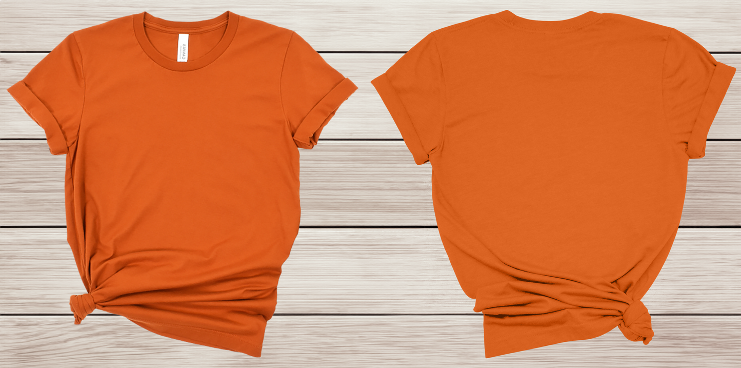 Customize Front AND Back T-Shirt (Unisex)