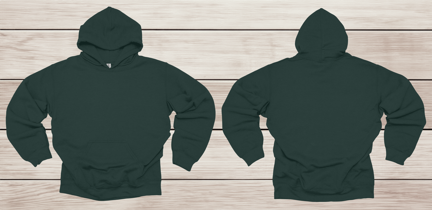 Adult Heavy Blend Hooded Sweatshirt (FRONT & BACK)