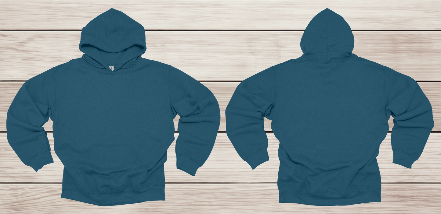 Adult Heavy Blend Hooded Sweatshirt (FRONT & BACK)