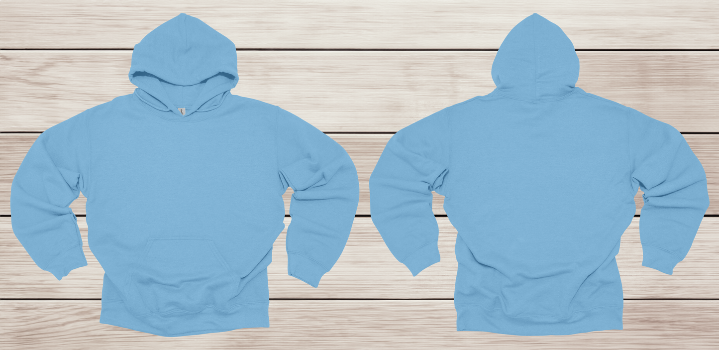 Adult Heavy Blend Hooded Sweatshirt (FRONT & BACK)