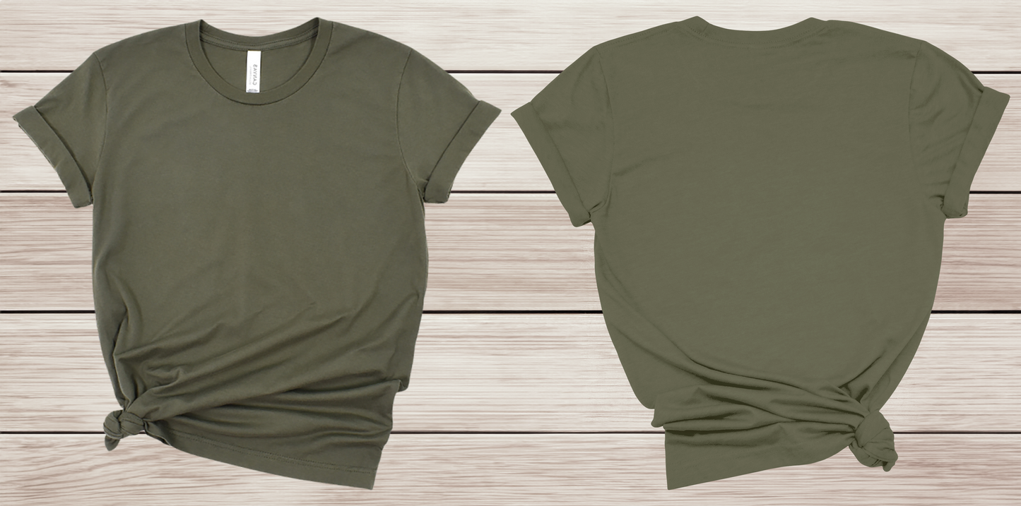 Customize Front AND Back T-Shirt (Unisex)