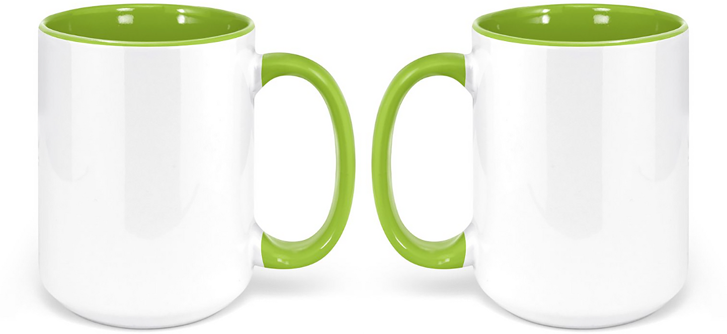 11 or 15oz Custom Colored Mug