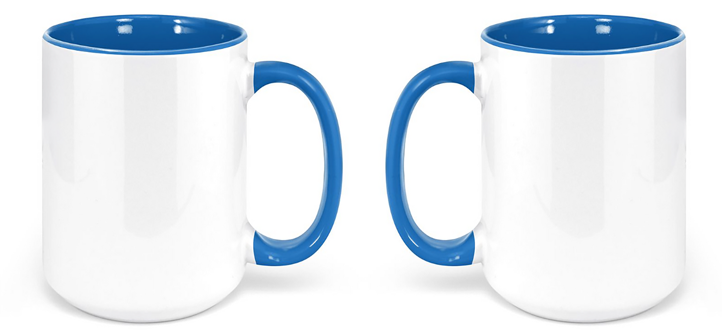 11 or 15oz Custom Colored Mug