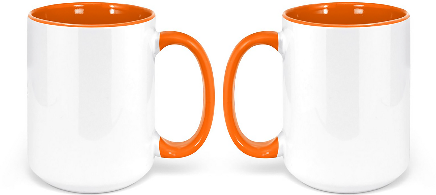 11 or 15oz Custom Colored Mug