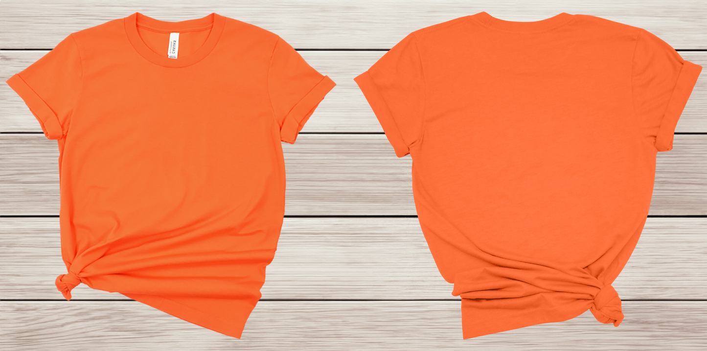 Customize Front AND Back T-Shirt (Unisex)