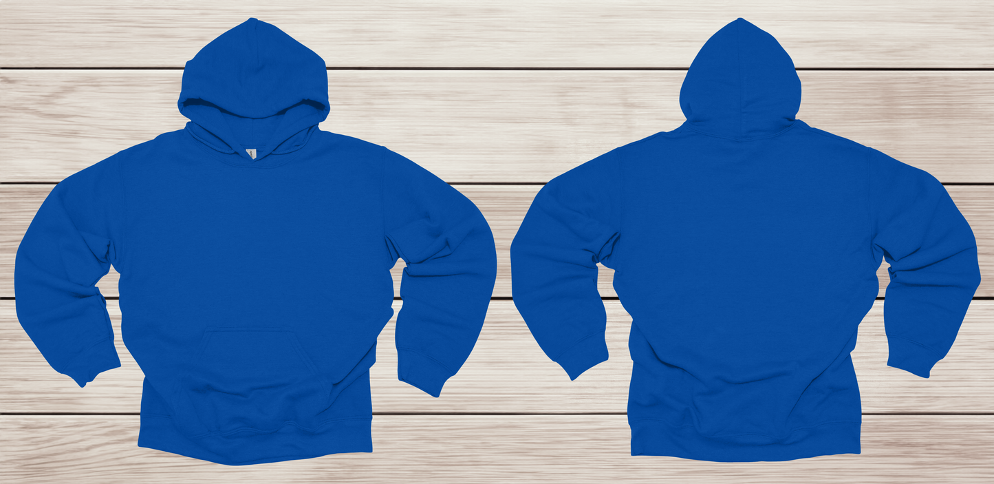 Adult Heavy Blend Hooded Sweatshirt (FRONT & BACK)