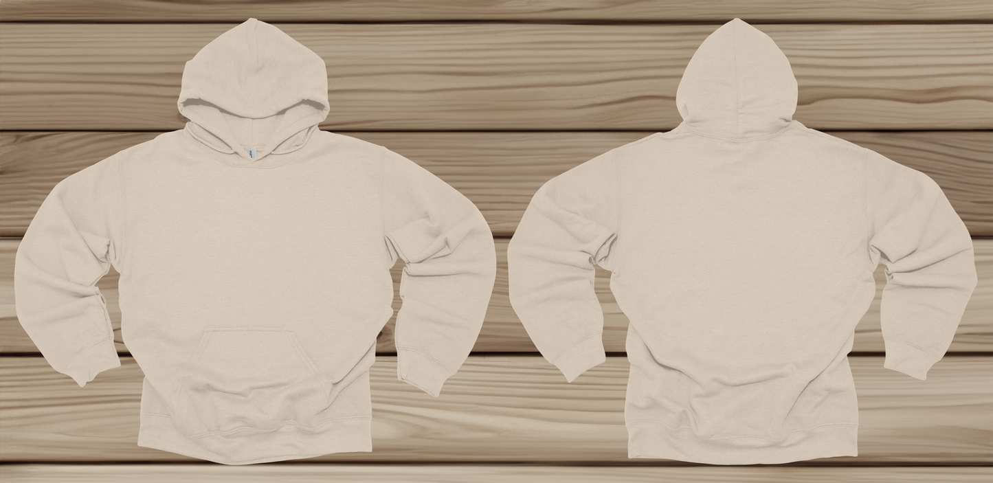 Adult Heavy Blend Hooded Sweatshirt (FRONT & BACK)