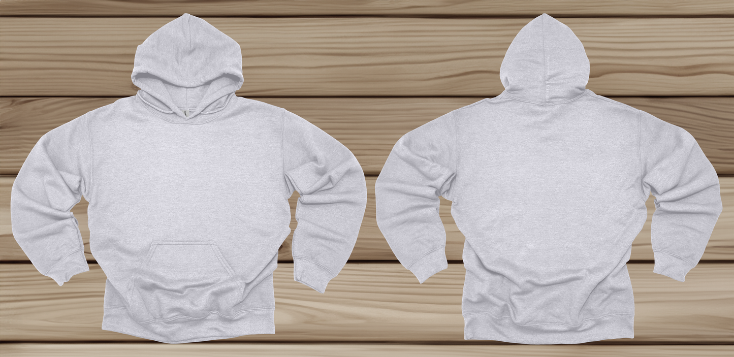 Adult Heavy Blend Hooded Sweatshirt (FRONT & BACK)