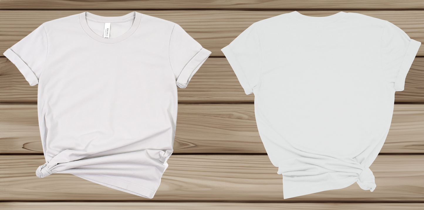 Customize Front AND Back T-Shirt (Unisex)