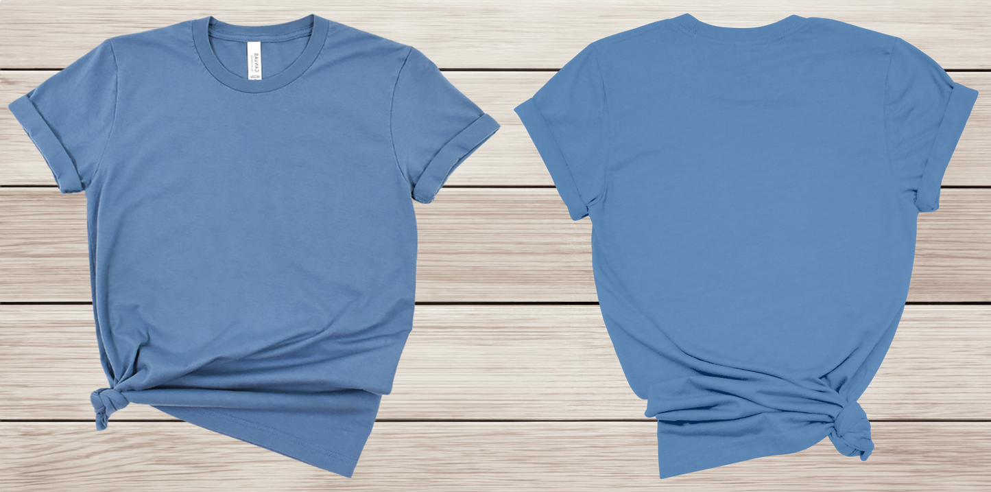 Customize Front AND Back T-Shirt (Unisex)