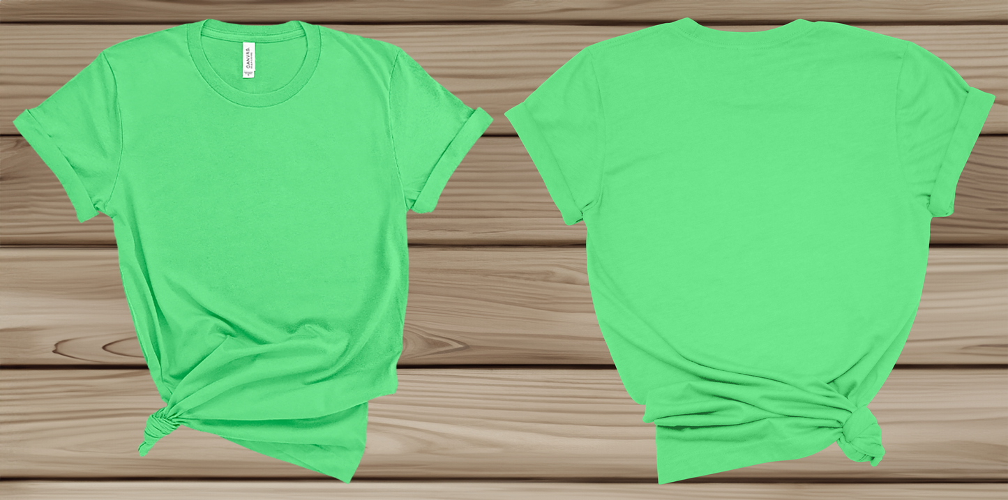 Customize Front AND Back T-Shirt (Unisex)