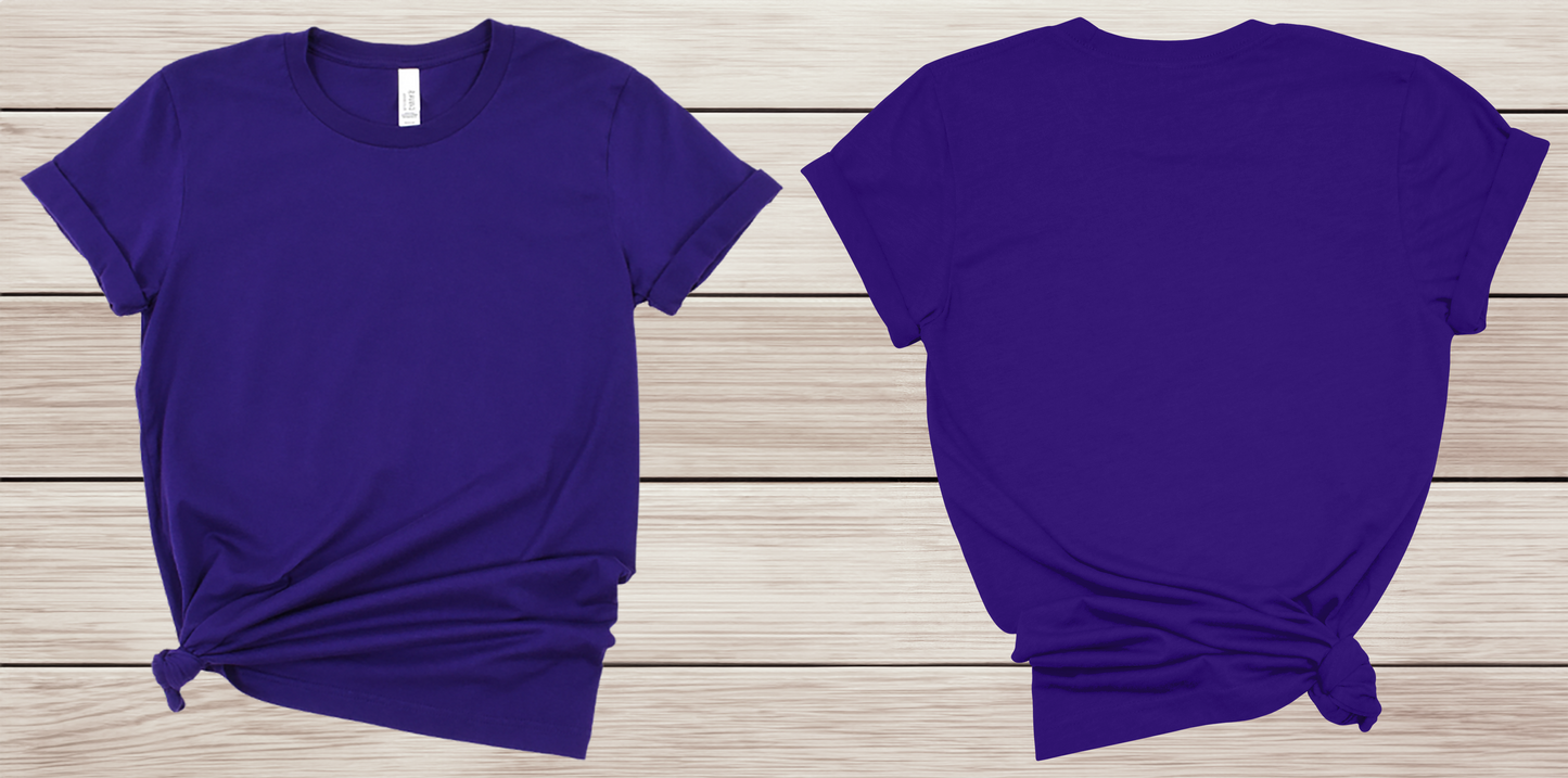 Customize Front AND Back T-Shirt (Unisex)