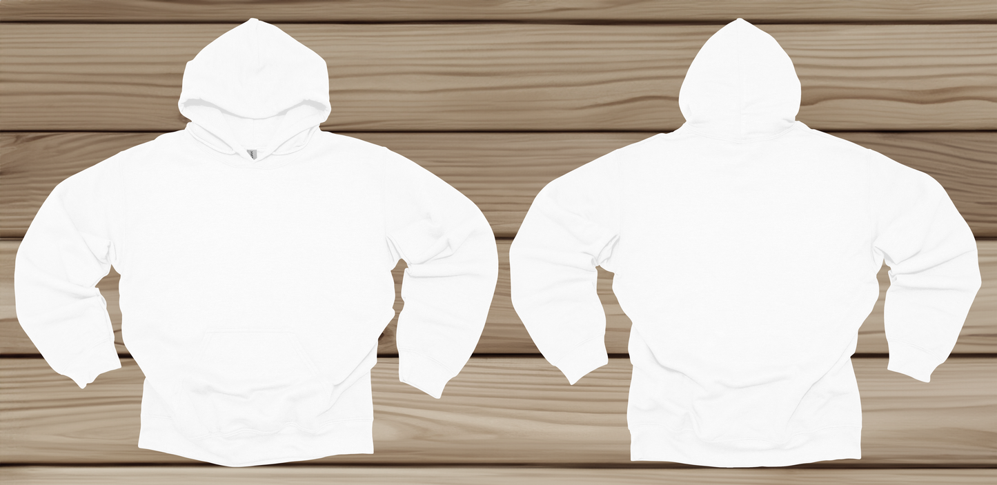 Adult Heavy Blend Hooded Sweatshirt (FRONT & BACK)